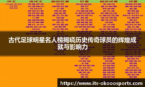 古代足球明星名人榜揭晓历史传奇球员的辉煌成就与影响力